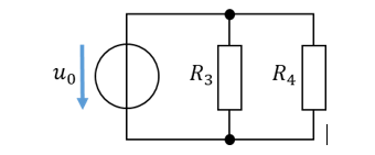 Parallelschaltung von R3 und R4