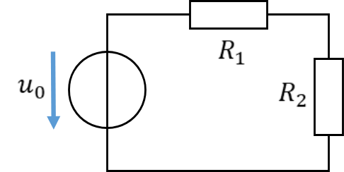 Reihenschaltung von R1 und R2