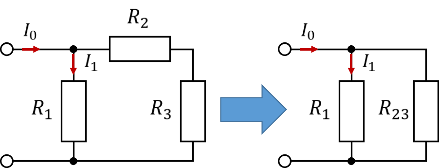 Zusammenfassen von R2 und R3 zu R23